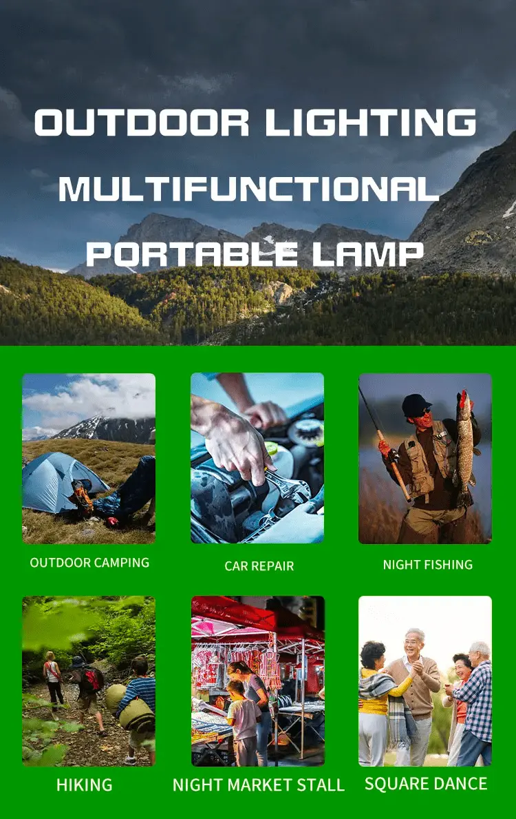 S87 Solar Multifuctional Portable Lamp power bank