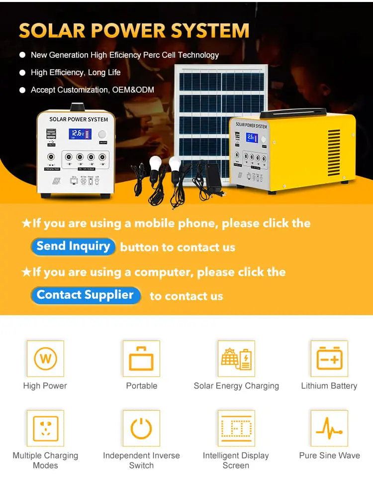 S78 Lead-acid Battery portable solar power station