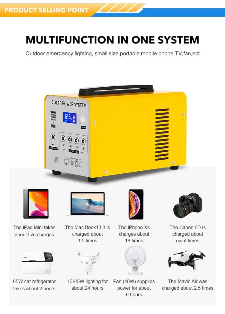 S78 Lead-acid Battery portable solar power station