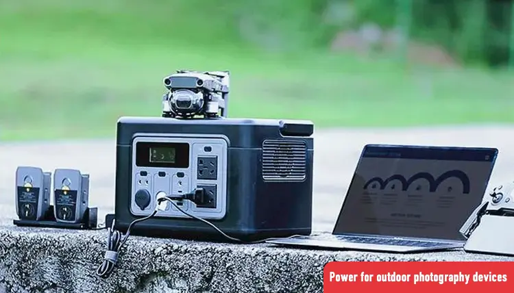 Power for outdoor photography devices