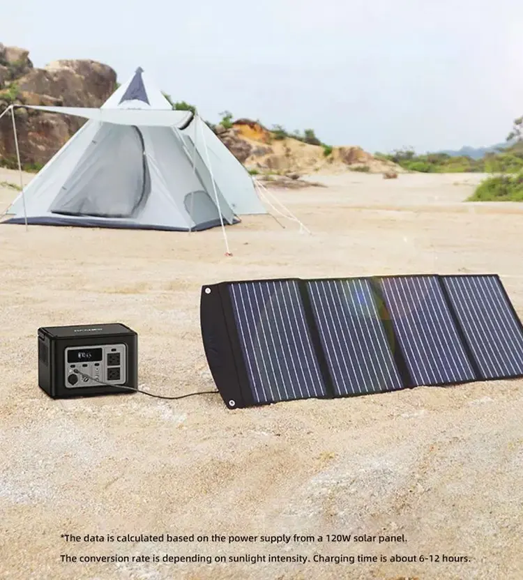 EN700Q supports 120W solar panel to charge